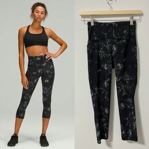 Lululemon Swift Speed High-Rise Crop 21" Leggings Print